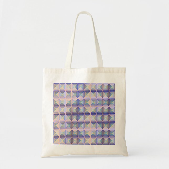 blue flashes tote bag (Front)