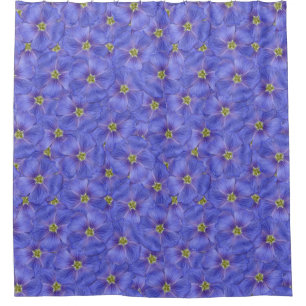 Blue Flax Seamless Pattern