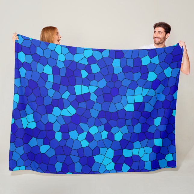 Blue Fleece Blanket (In Situ)