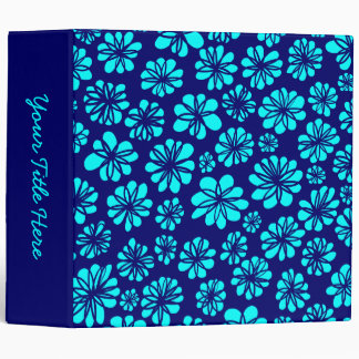 Blue Floral (2.0in) Binder