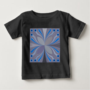 Blue Floral Baby T-Shirt