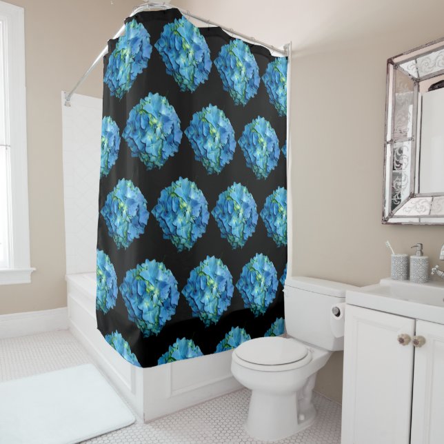 Blue floral blue flowers blue Hydrangea (In Situ)