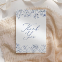 Blue Floral Chinoiserie Bridal Shower