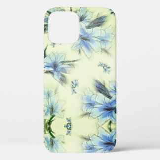 Blue floral Design Case-Mate iPhone Case