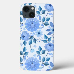 blue Floral Design  gift daughter  iPhone 13 Case