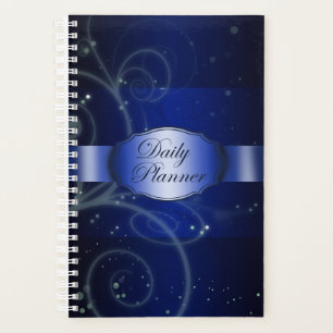 Blue Floral Elegant Planner