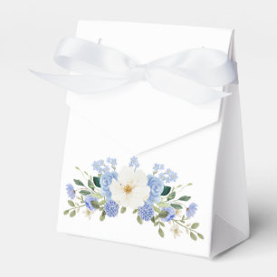 Blue Floral Forget Me Not Favour Box
