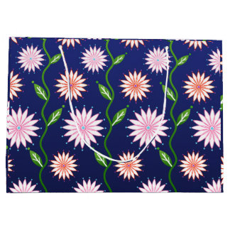 Blue Floral Gift Bag