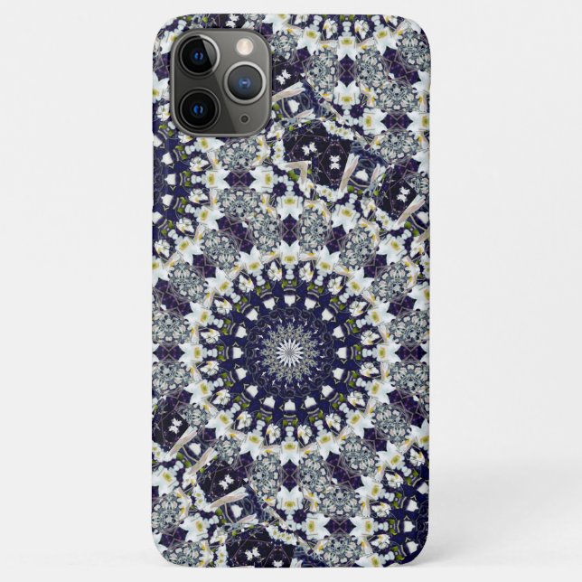 Blue Floral Mandala CaseMate Phone Case (Back)