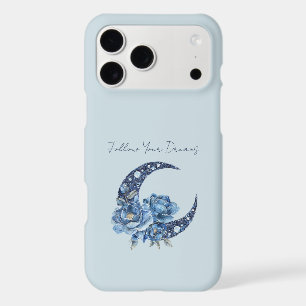 Blue Floral Moon