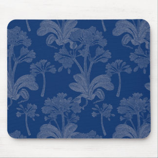 Blue Floral Mousepad