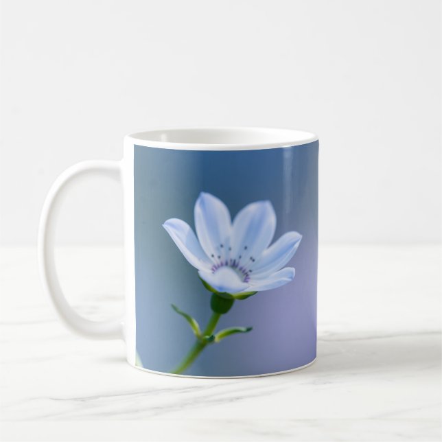 Blue Floral Mug (Left)