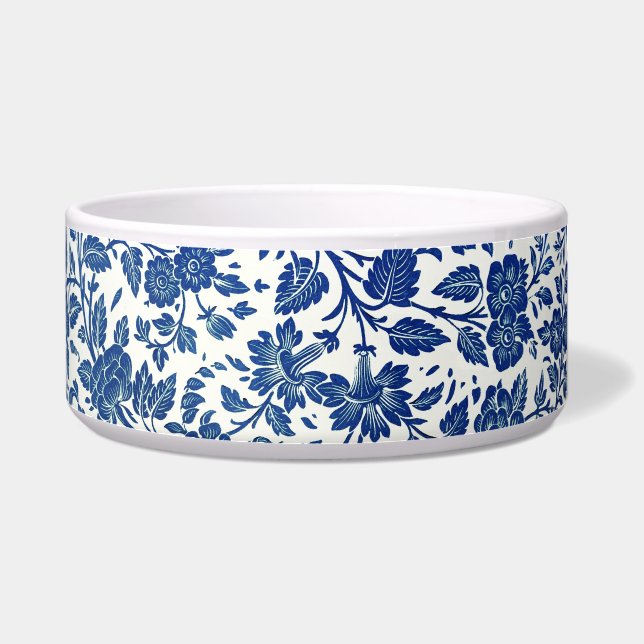 Blue Floral Pattern (Right)