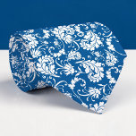 Blue Floral Pattern Custom Necktie<br><div class="desc">This custom necktie features a sophisticated floral pattern, making it a stylish and unique accessory. It's perfect for adding a touch of personality to any outfit, whether it's for a special occasion or everyday wear. The high-quality fabric ensures a comfortable and long-lasting wear, and the custom design allows you to...</div>