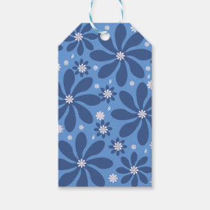 Blue Floral Pattern – Stylish Acces Gift Tags