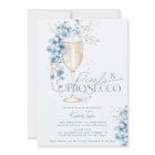 Blue Floral Pearls & Prosecco Bridal Shower