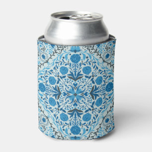 Blue floral tiles can cooler
