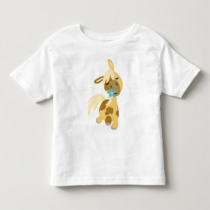 Blue Flower and Pony children T-shirt