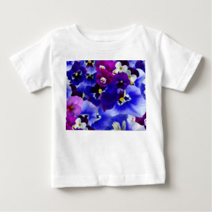 Blue Flower Arrangement Baby T-Shirt
