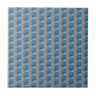 Blue Flower Ceramic Tile