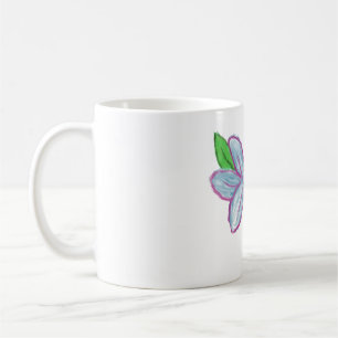 Blue Flower Coffee Mug