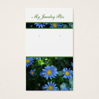 Blue Flower Earring Cards