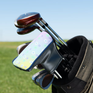 Blue Flower floral Gradient colourful Pattern Golf Head Cover