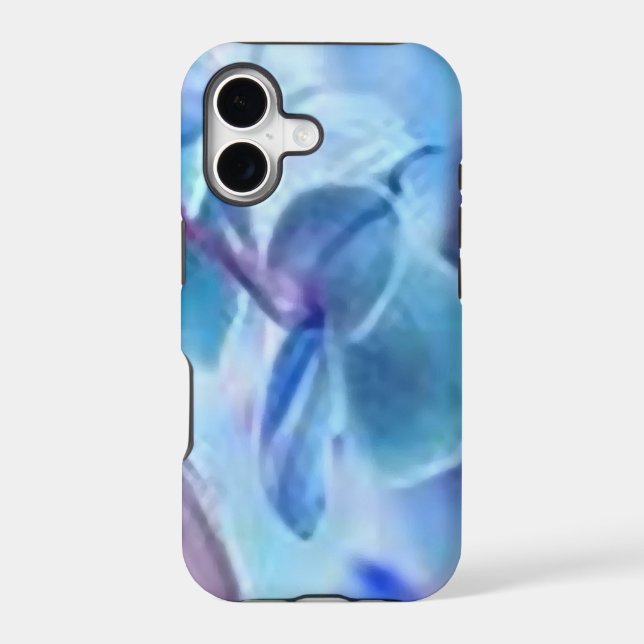blue flower_ iphone (Back)