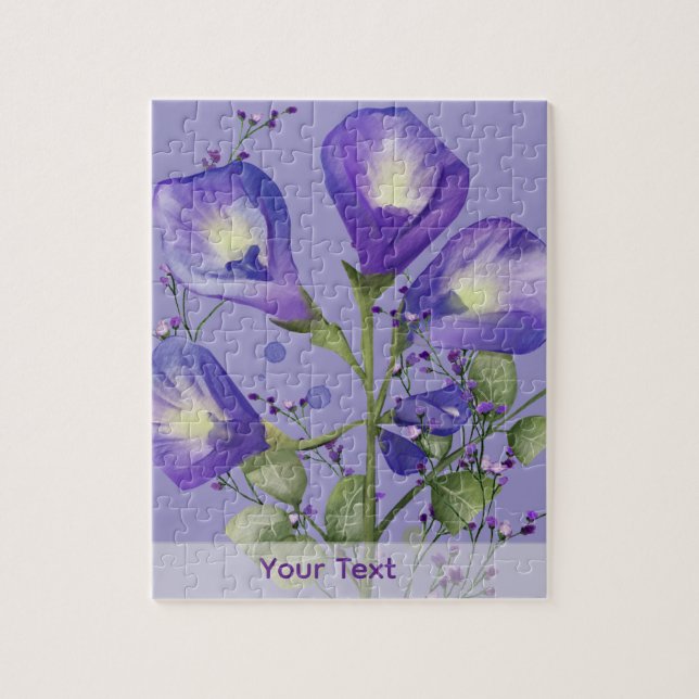 Blue Flower Jigsaw Puzzle (Vertical)
