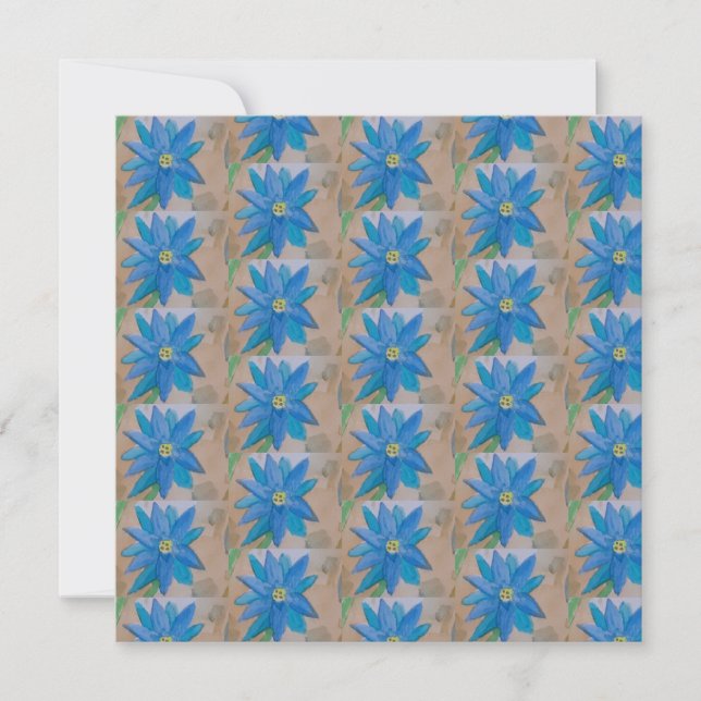 Blue Flower Jigsaw Puzzle (Front)