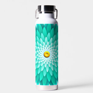 Blue Flower Mandala-68566 Water Bottle