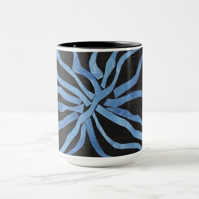 Blue Flower Mug (Center)