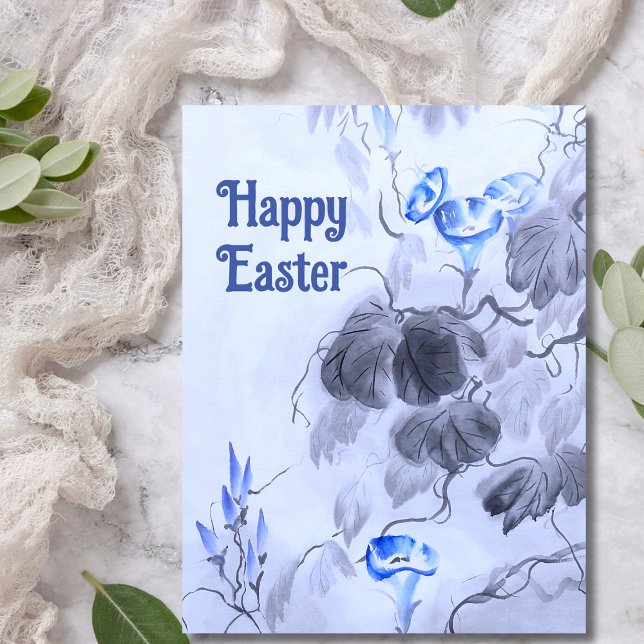 Blue Flower Postcard (Creator Uploaded)