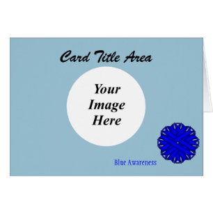 Blue Flower Ribbon Template by Kenneth Yoncich