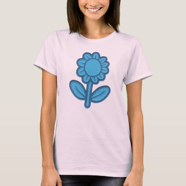 Blue Flower T-Shirt (Front)