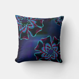Blue Flower Tooth Design Dentist Pillows
