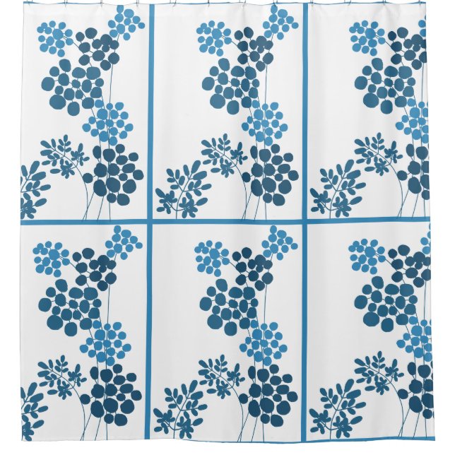 Blue Flowers Abstract (Front)