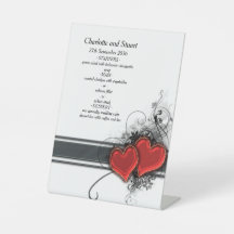 Blue Flowers and Butterflies Menu