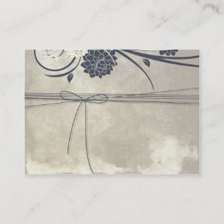 Blue Flowers Business Card
