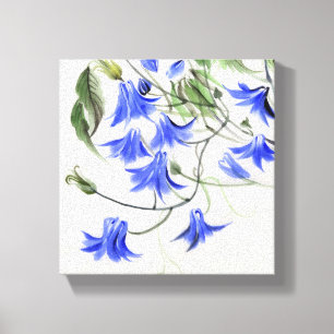 Blue Flowers Canvas Print