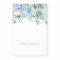 Blue Flowers hydrangea Personalized Notes