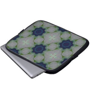 Blue Flowers Laptop Sleeve