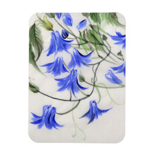 Blue Flowers Magnet