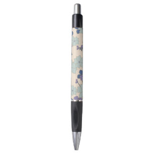 Blue Flowers, Purple Flowers, Floral Pattern Pen