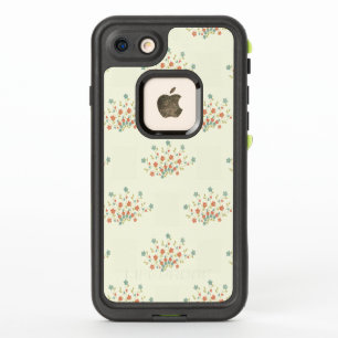 Blue Flowers, Red Flowers, Pattern Of Flowers