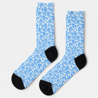 Blue Flowers  Socks