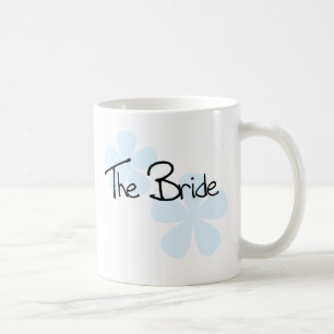 Blue Flowers The Bride Coffee Mug