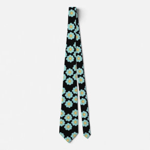 Blue Flowers Tie