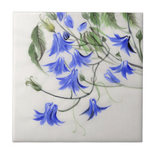 Blue Flowers Tile