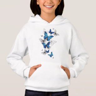 Blue Flying Butterflies Morpho